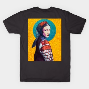 Ukrainian woman in vyshyvanka pop art T-Shirt